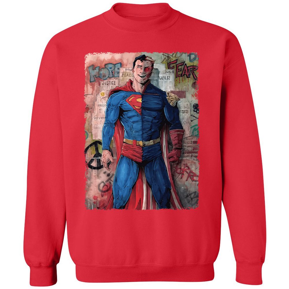 Classic Unisex Sweatshirt - RCMVMGCM - Red - 5