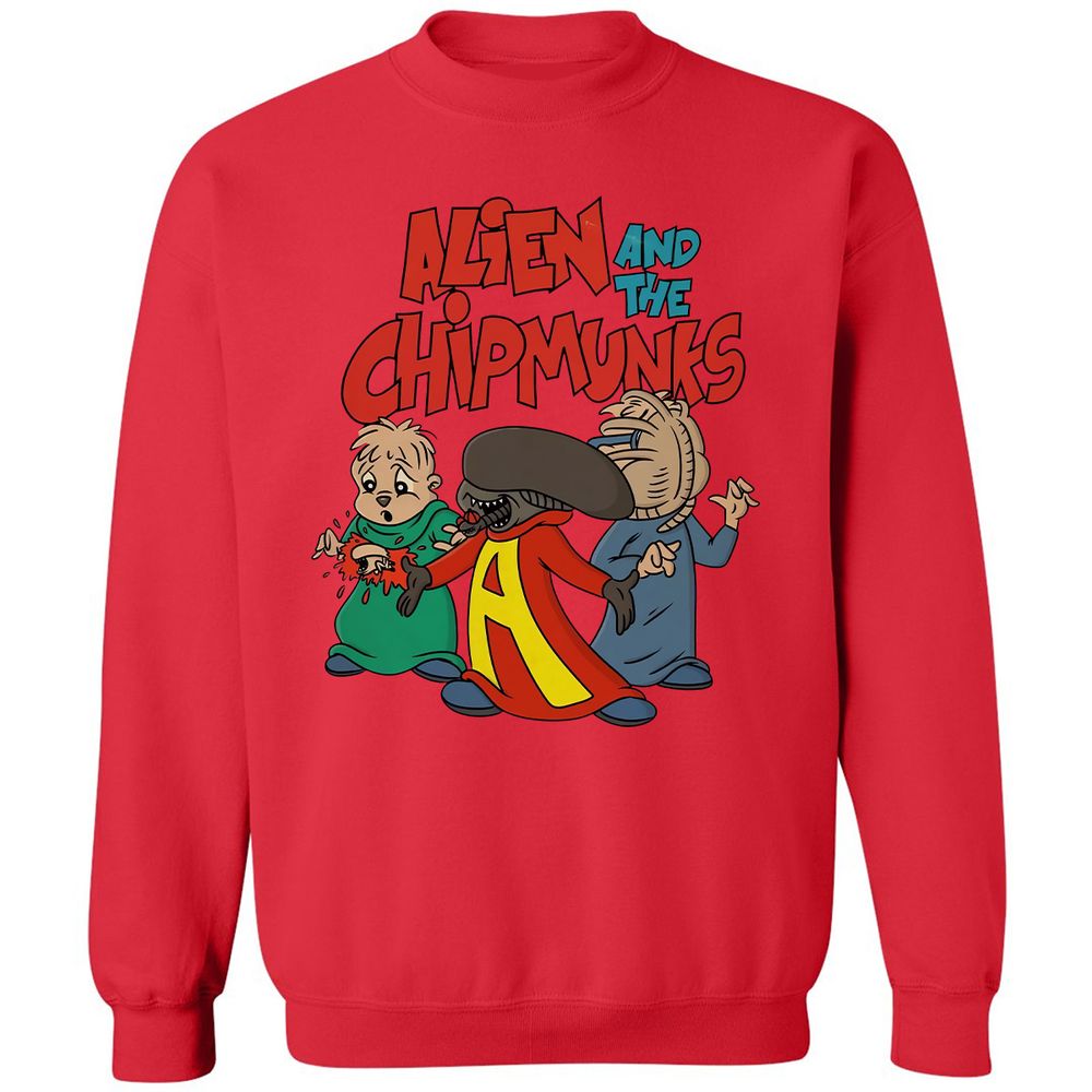 Classic Unisex Sweatshirt - U593A7WU - Red - 5