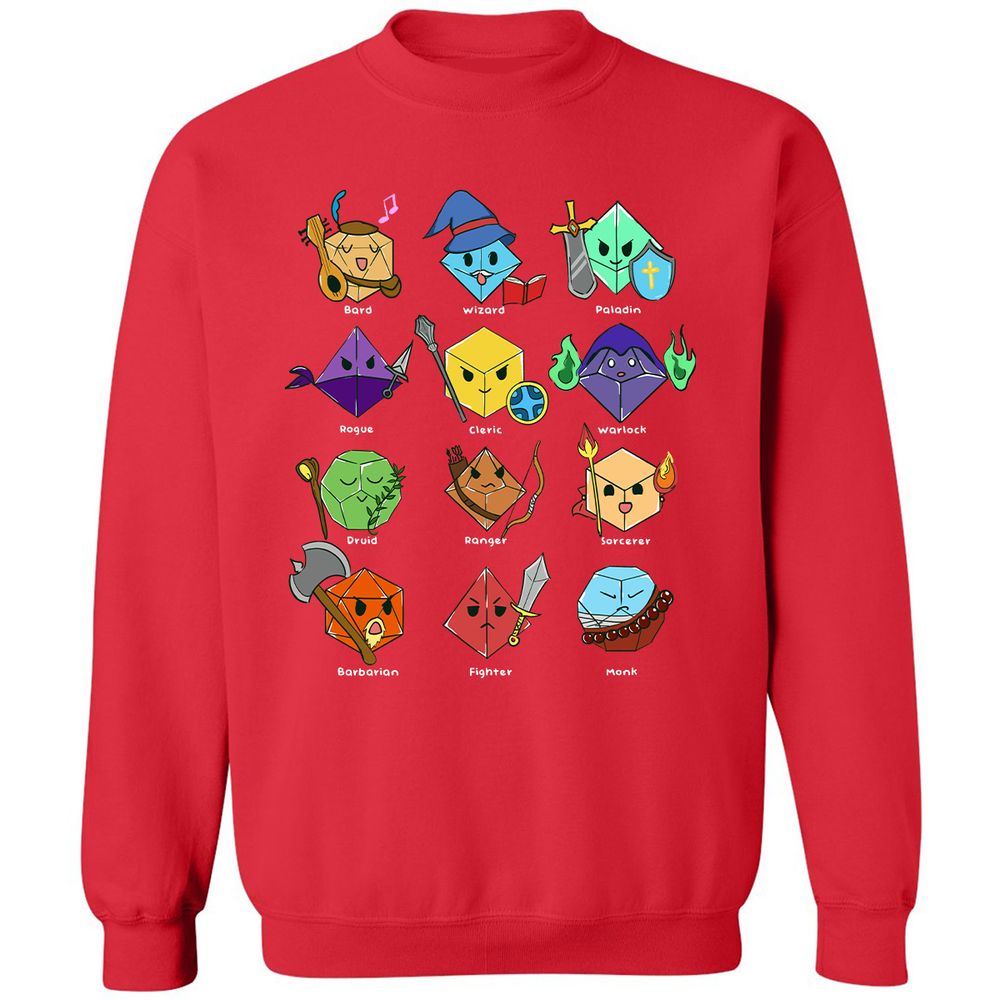 Classic Unisex Sweatshirt - LTE383A8 - Red - 5