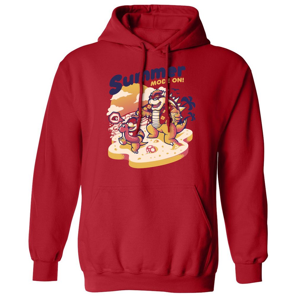 Classic Unisex Hoodie - NJ6473ES - Red - 5