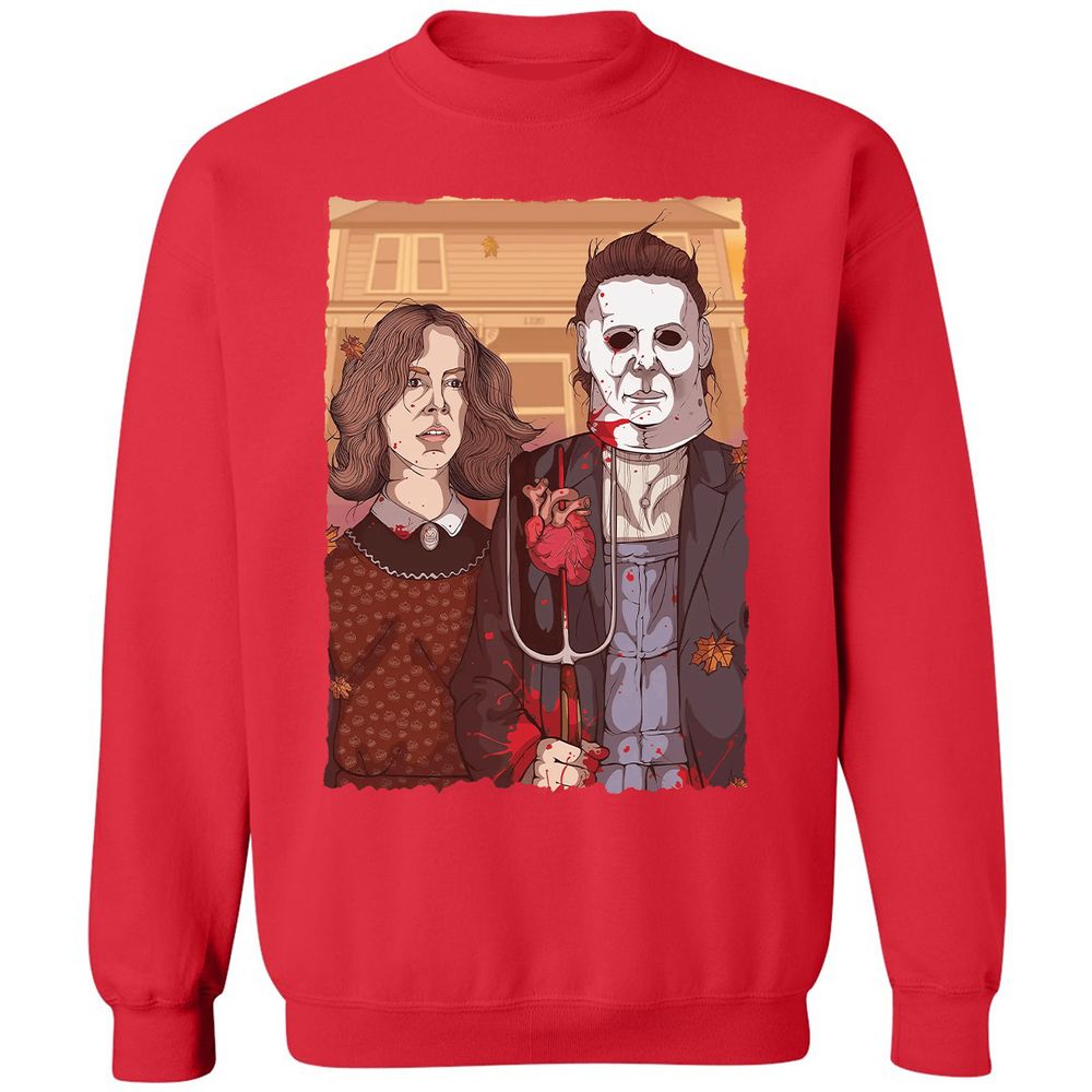 Classic Unisex Sweatshirt - Y3KF87JQ - Red - 5