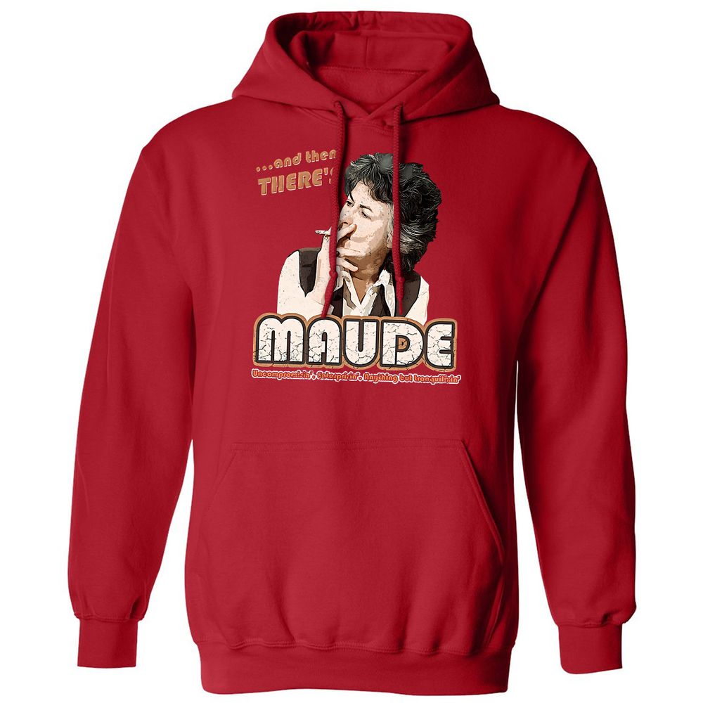 Classic Unisex Hoodie - CPFK6KYR - Red - 5