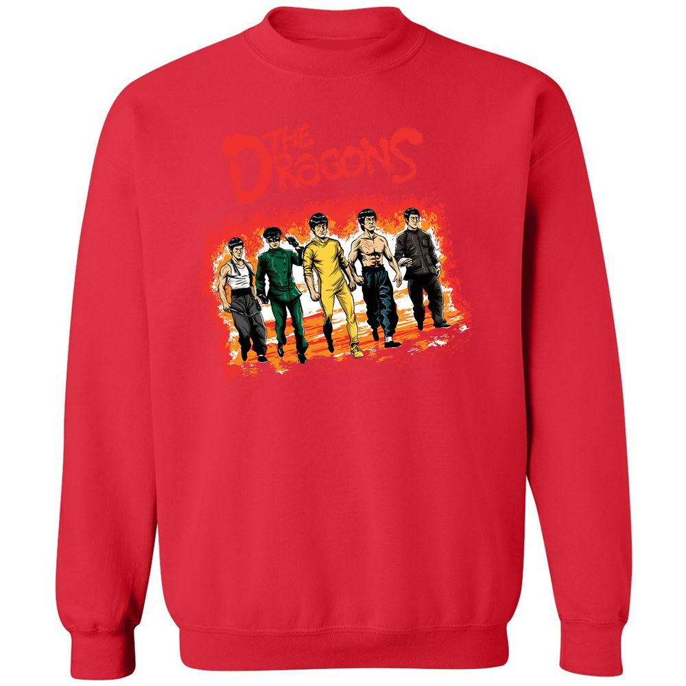Classic Unisex Sweatshirt - B3XUGB4M - Red - 5