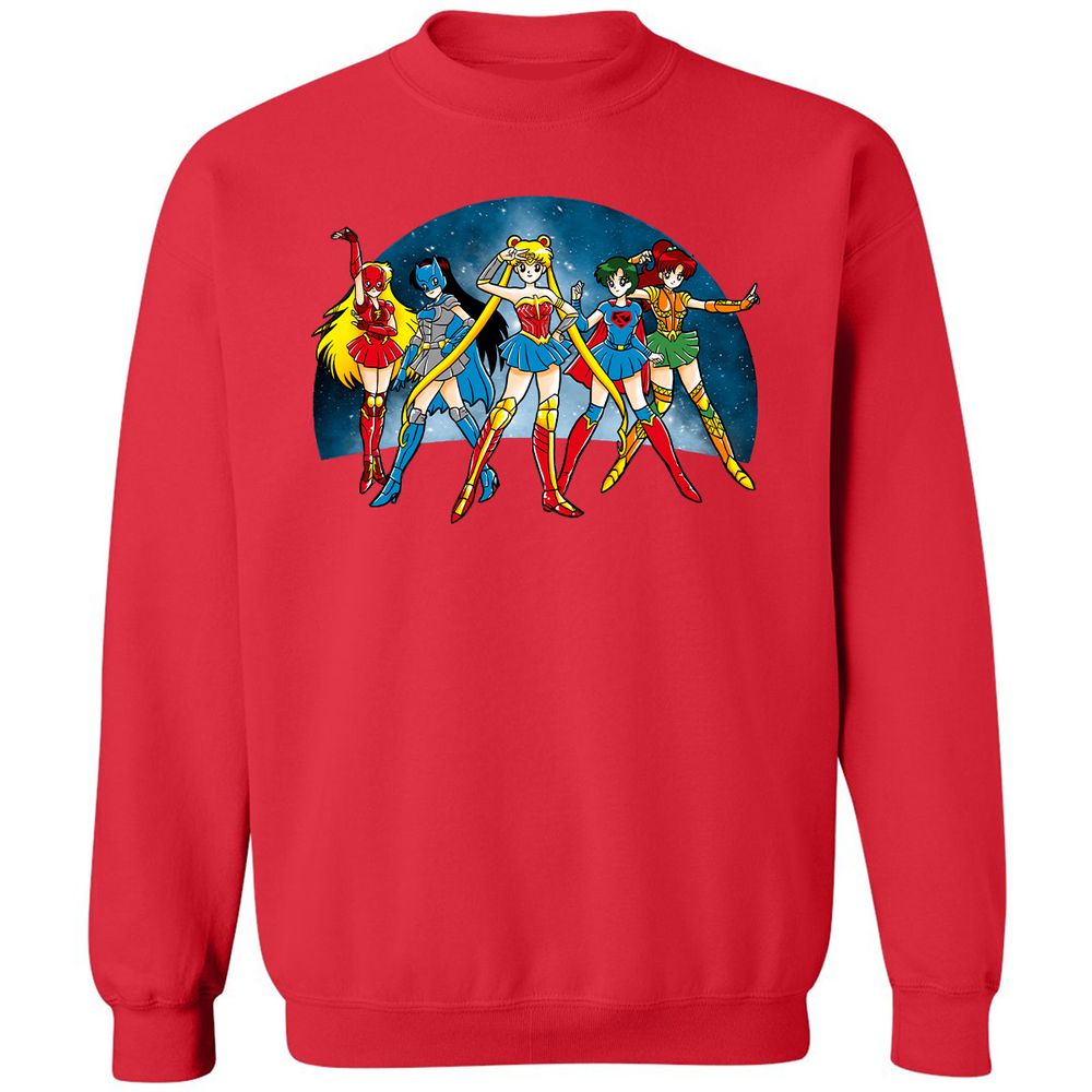 Classic Unisex Sweatshirt - 8EHTFZ4P - Red - 5