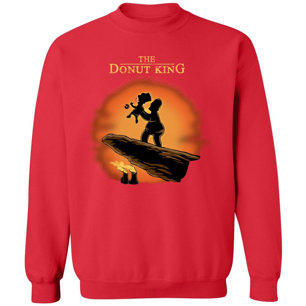 Classic Unisex Sweatshirt - TQQQQMCD - Red - 5