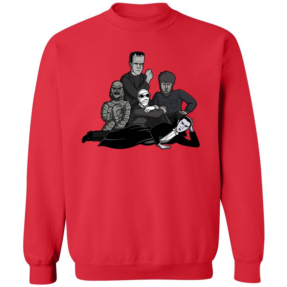 Classic Unisex Sweatshirt - KDK8CJXW - Red - 5