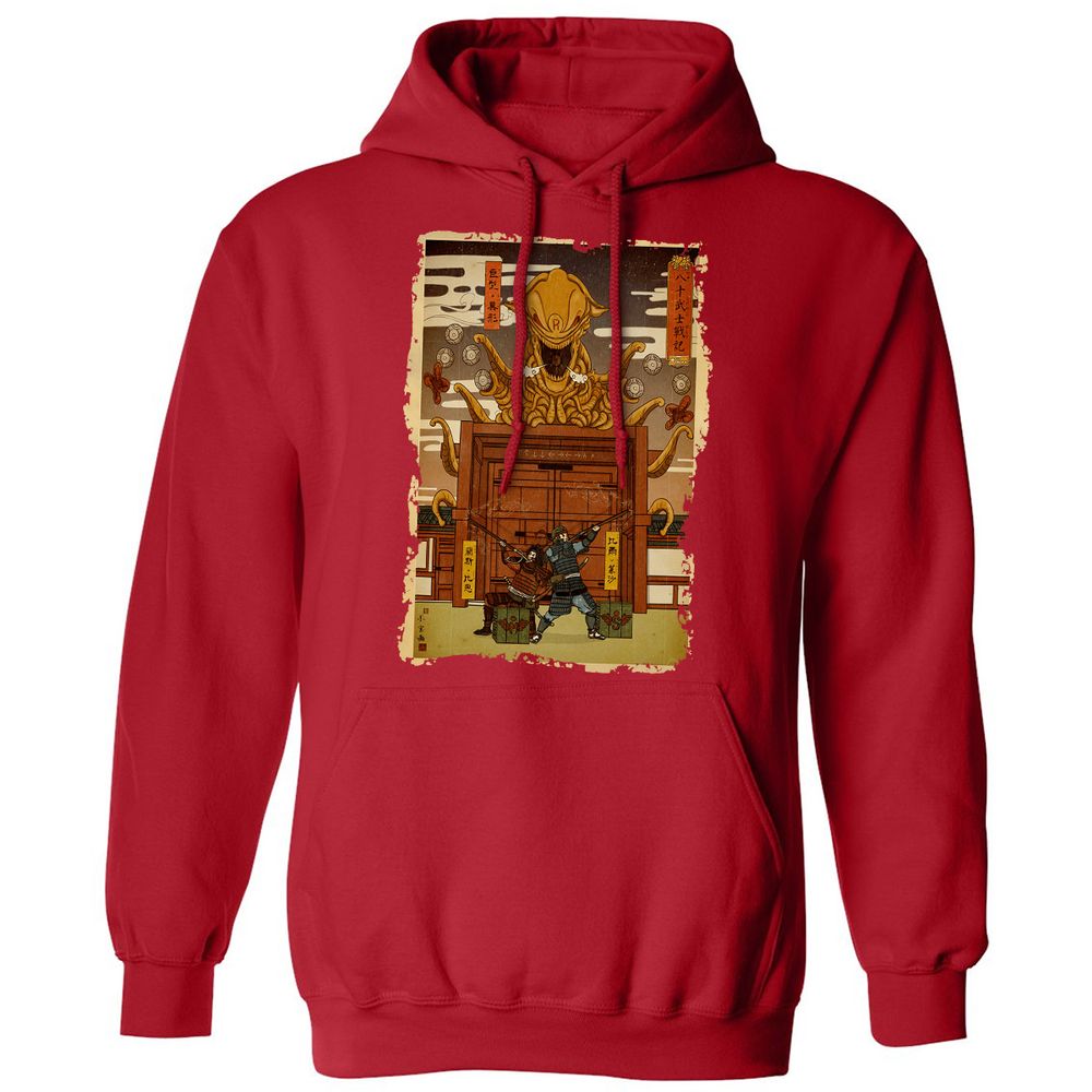 Classic Unisex Hoodie - H8DP4MQD - Red - 5