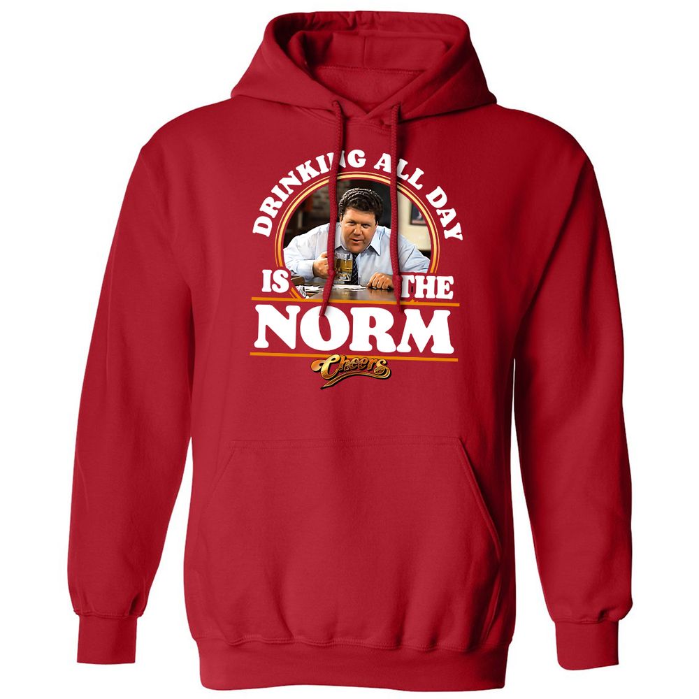 Classic Unisex Hoodie - HJQ82Y3S - Red - 5