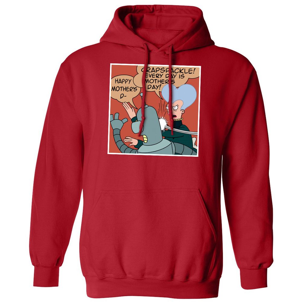 Classic Unisex Hoodie - 4EJACRAG - Red - 5