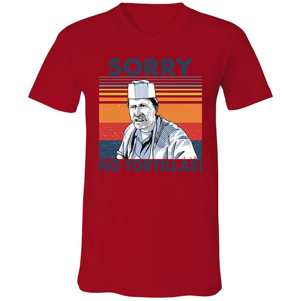 Unisex V-Neck T-Shirt - YDKG658D - Red - 5