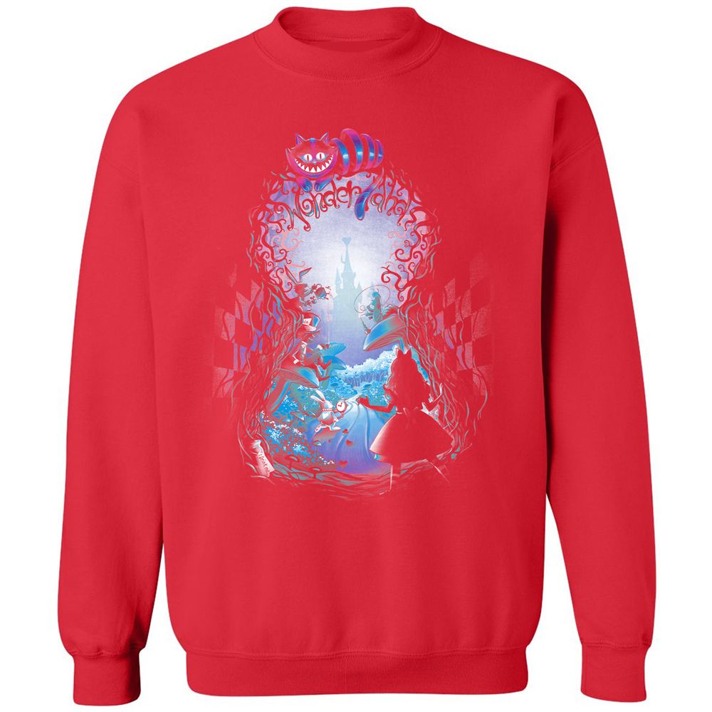 Classic Unisex Sweatshirt - VSJ2PUE7 - Red - 5