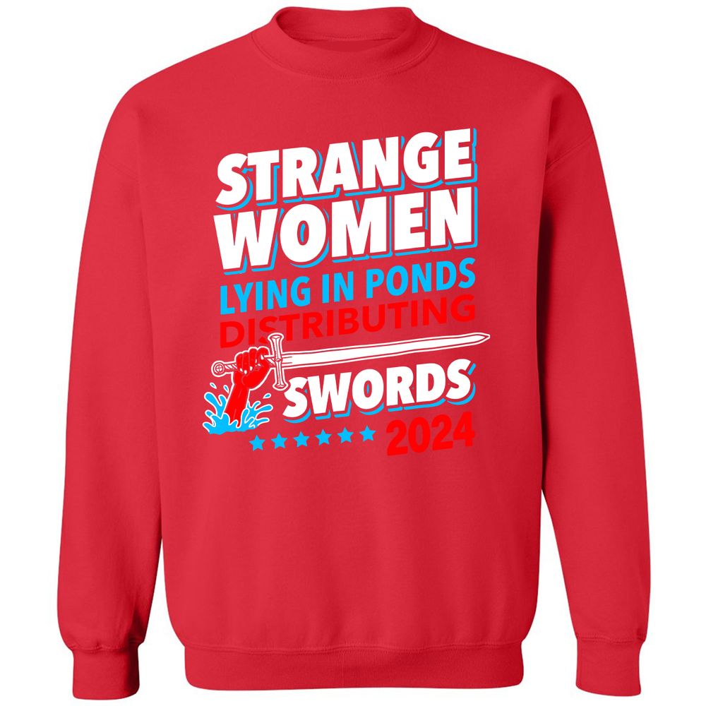 Classic Unisex Sweatshirt - SQD7GP2Y - Red - 5
