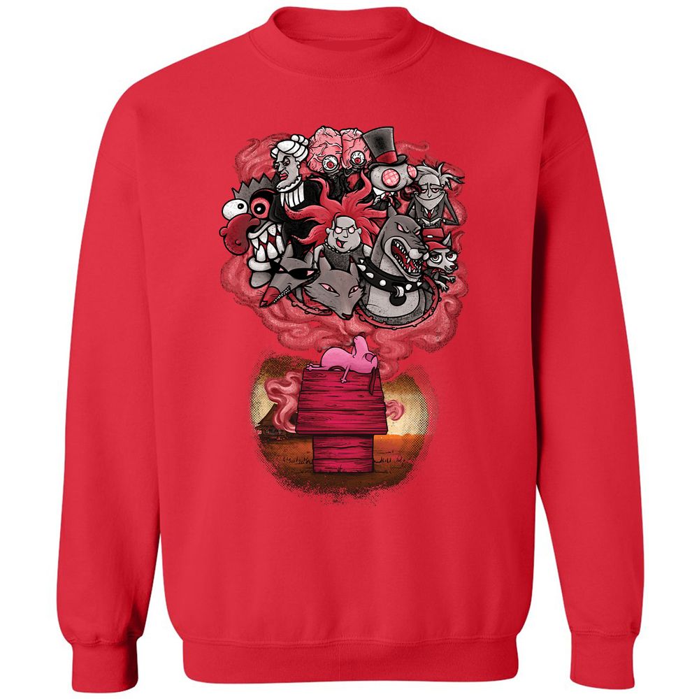 Classic Unisex Sweatshirt - LP51M6N9 - Red - 5