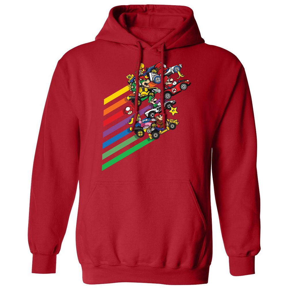 Classic Unisex Hoodie - J451P7JV - Red - 5