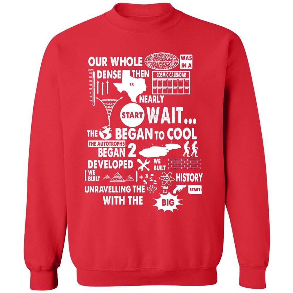 Classic Unisex Sweatshirt - G4WWQDCW - Red - 5