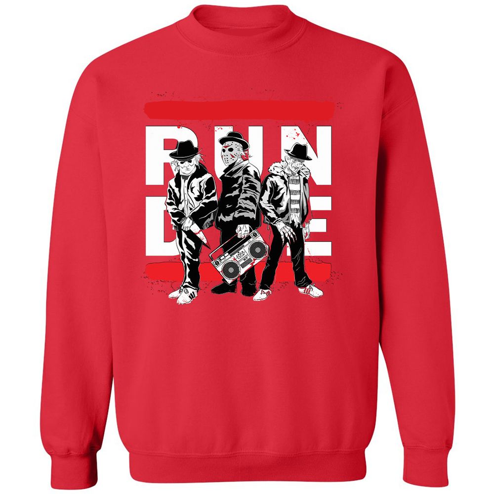 Classic Unisex Sweatshirt - KXLUQ98H - Red - 5