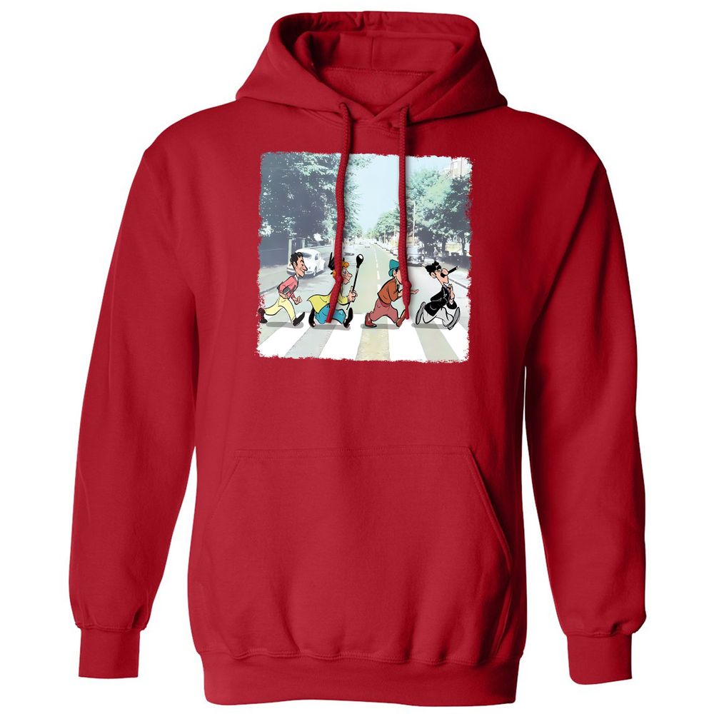 Classic Unisex Hoodie - 46B1BL2X - Red - 5