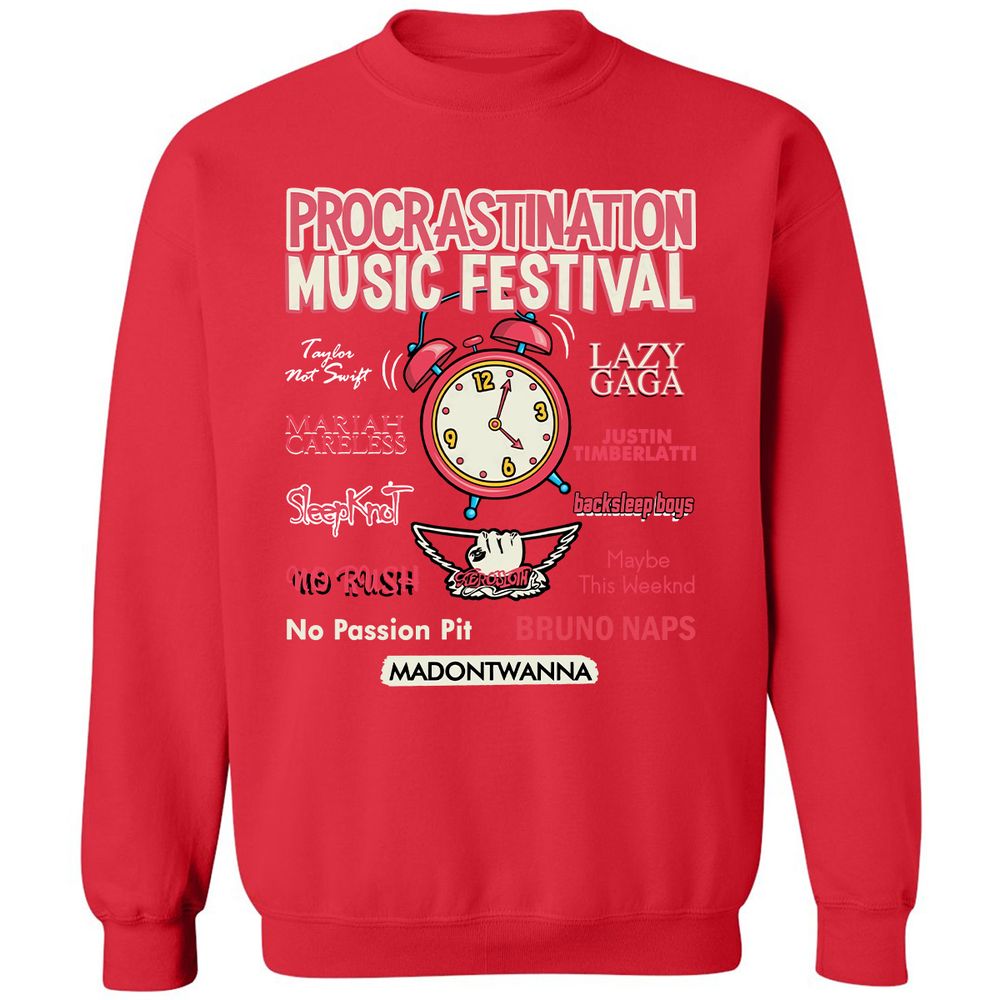 Classic Unisex Sweatshirt - L65V62U8 - Red - 5