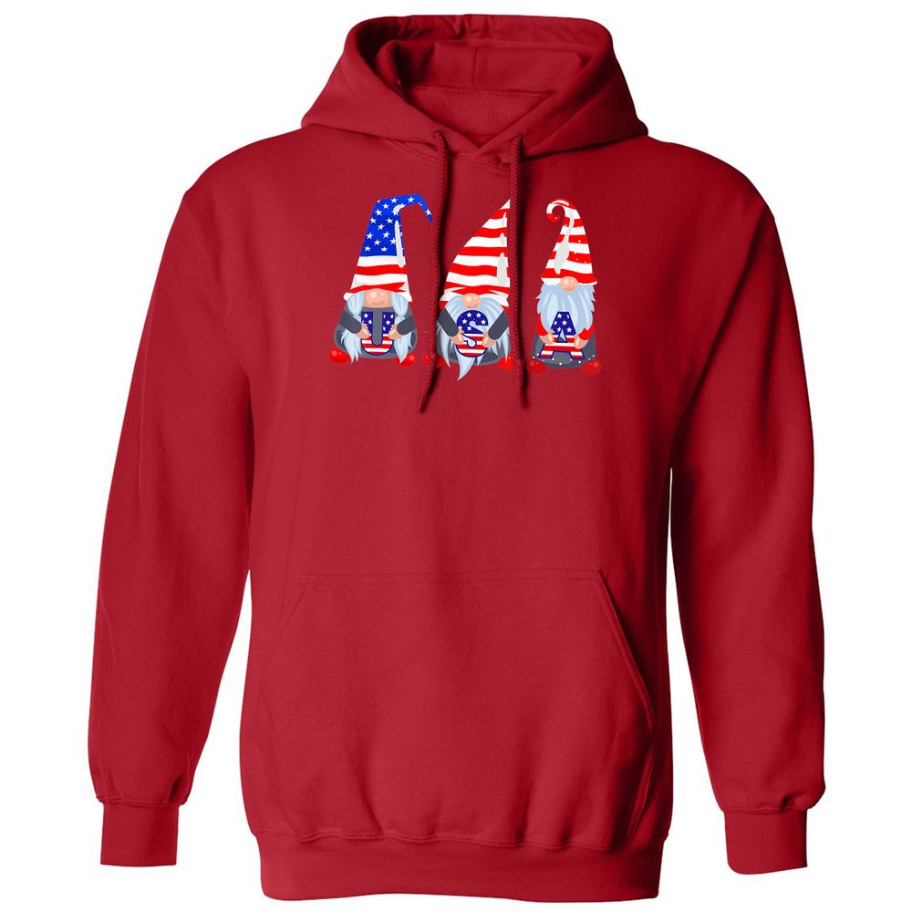 Classic Unisex Hoodie - EH8VBKMG - Red - 5