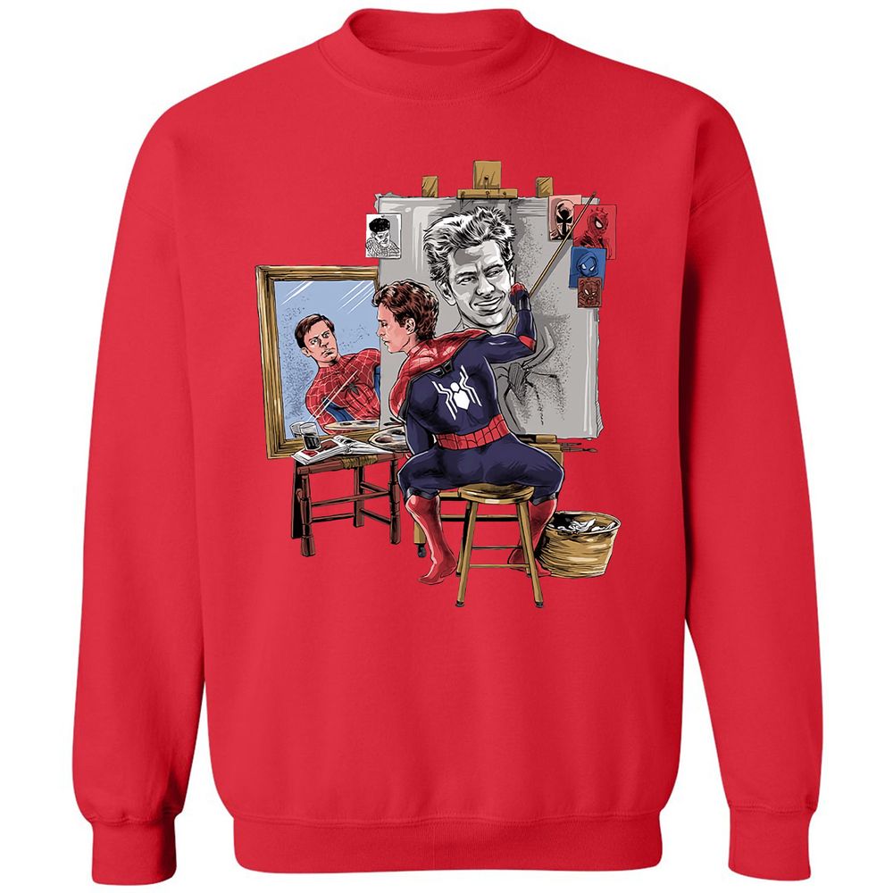 Classic Unisex Sweatshirt - SDFKV34T - Red - 5