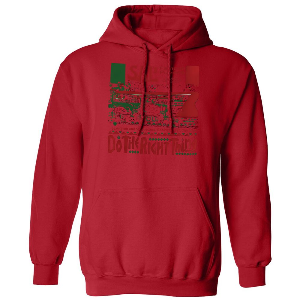 Classic Unisex Hoodie - U153VBZK - Red - 5