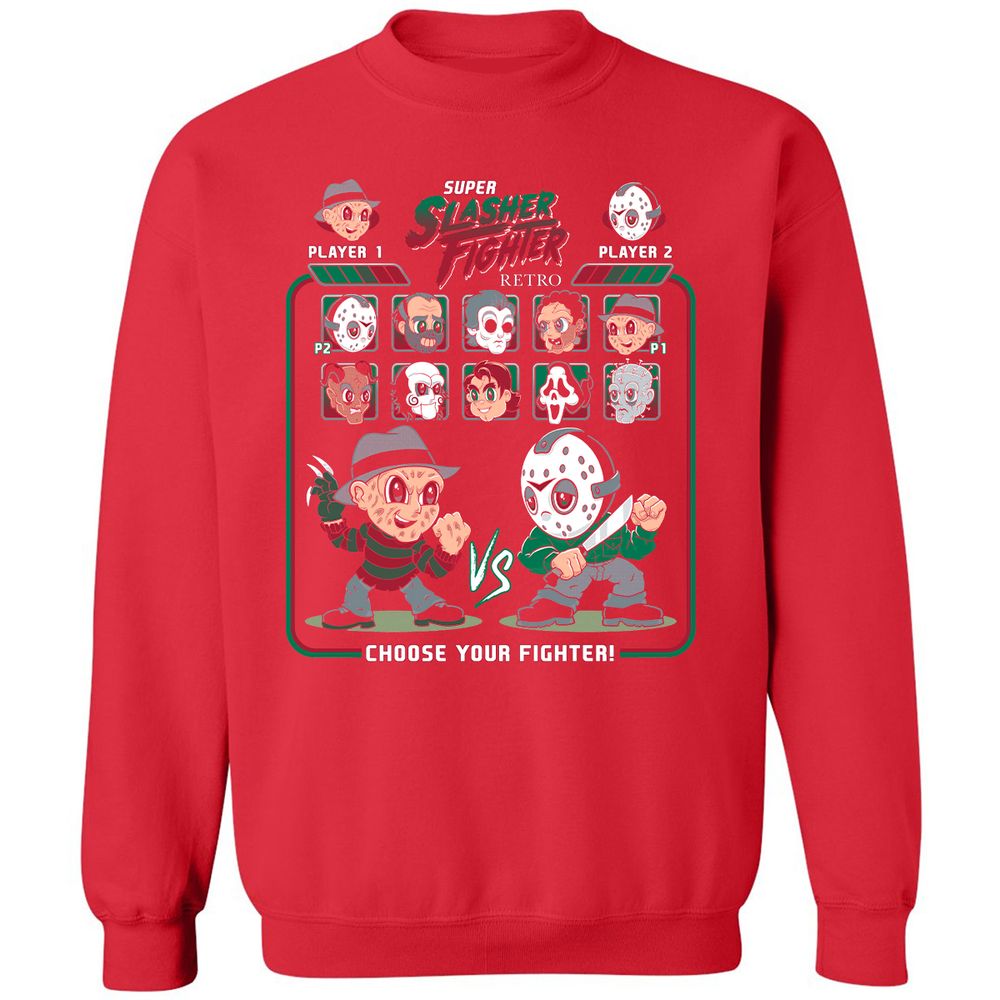 Classic Unisex Sweatshirt - XCDLPV8V - Red - 5