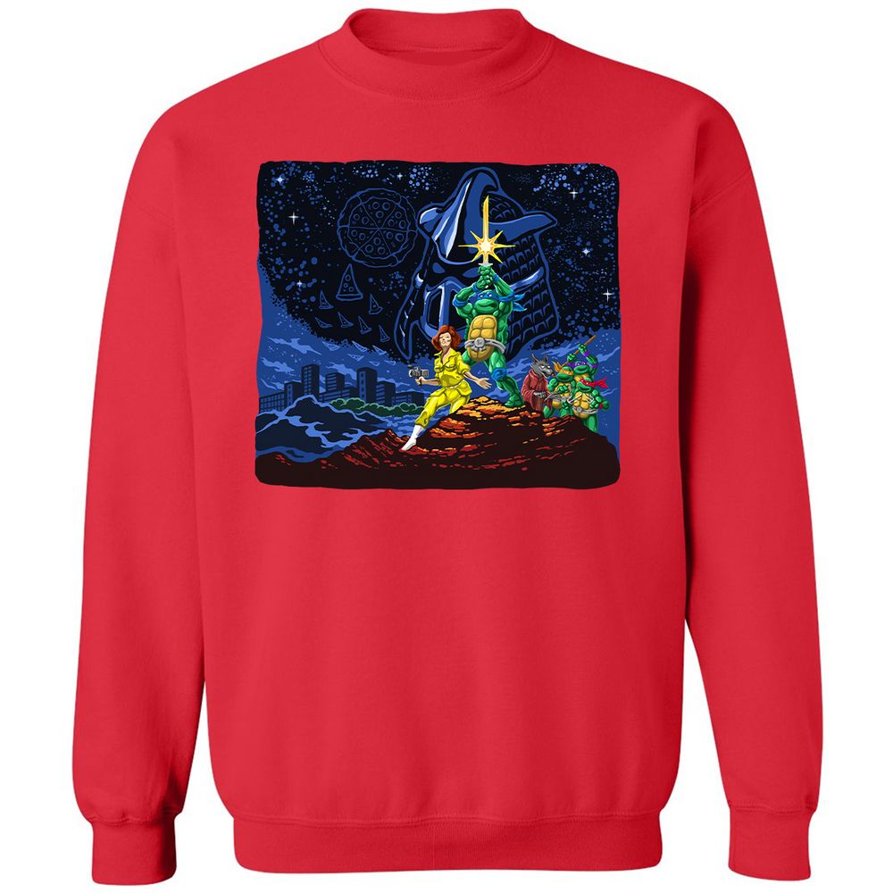 Classic Unisex Sweatshirt - 9Q1EBB6A - Red - 5