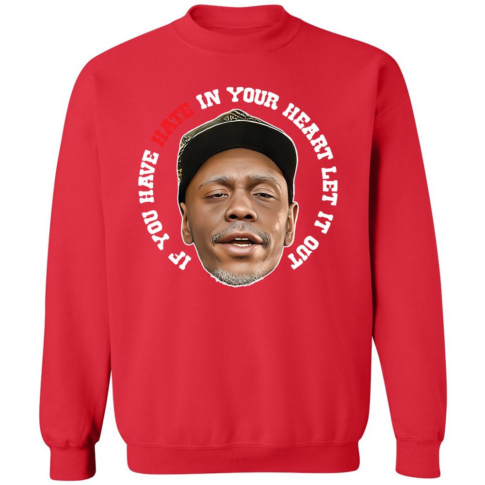 Classic Unisex Sweatshirt - BB9WD8TX - Red - 5
