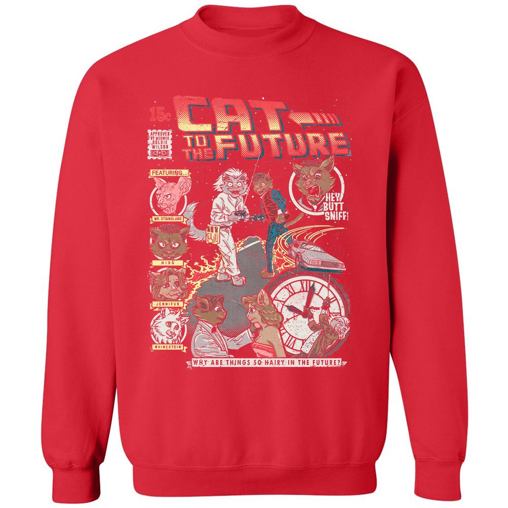 Classic Unisex Sweatshirt - ZHK93J23 - Red - 5