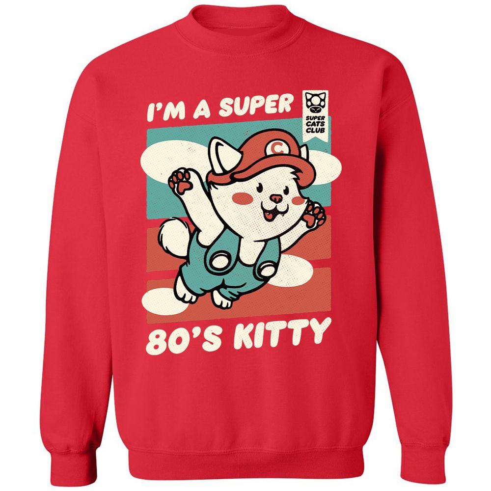 Classic Unisex Sweatshirt - RXDU1TZ9 - Red - 5