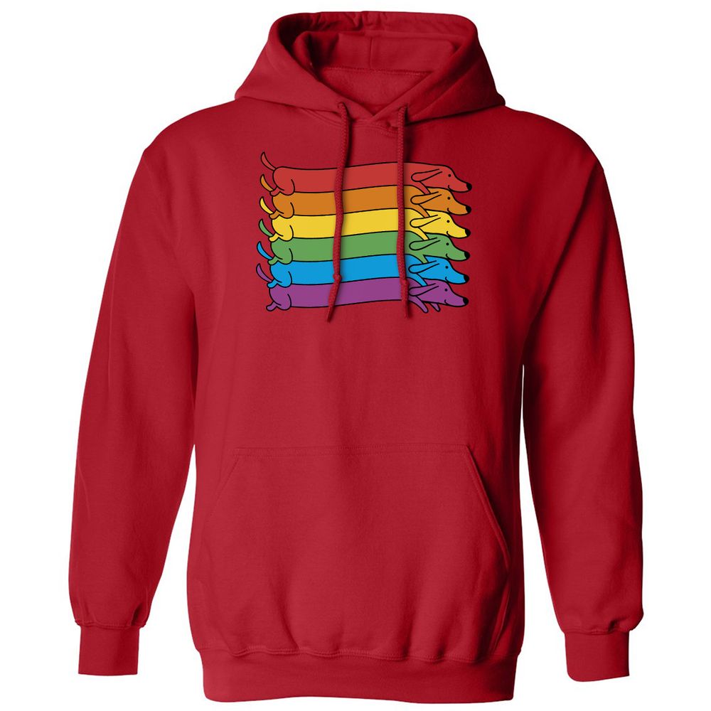 Classic Unisex Hoodie - WS9Y81FA - Red - 5