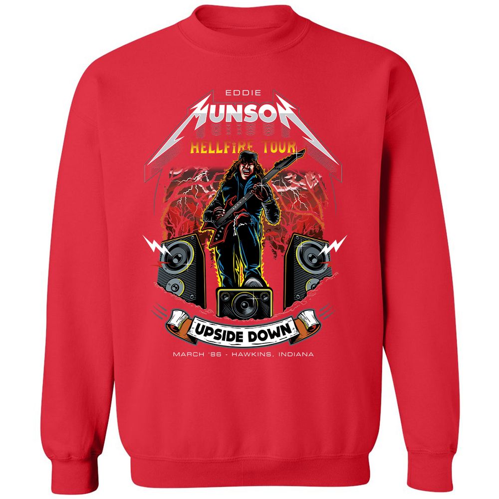 Classic Unisex Sweatshirt - HY1XN5LY - Red - 5