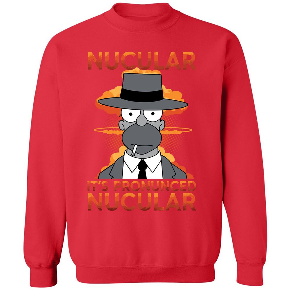 Classic Unisex Sweatshirt - X9FB6YWW - Red - 5