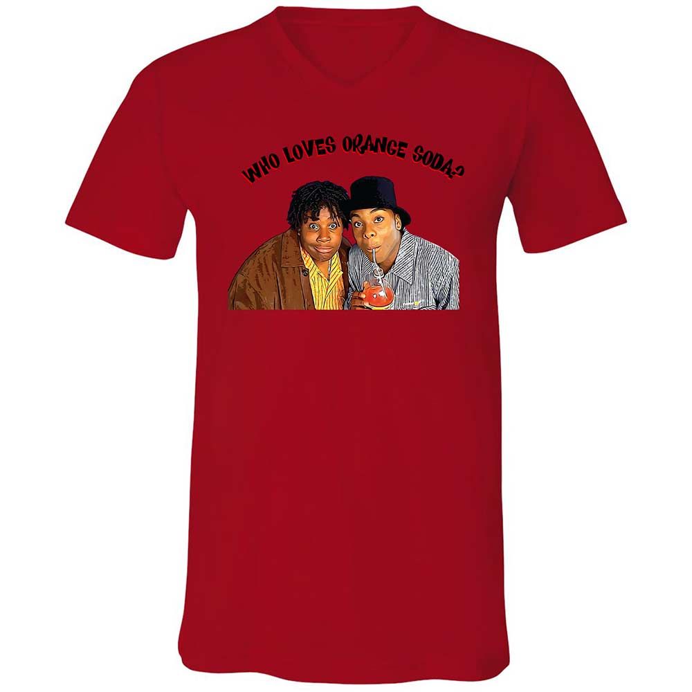 Unisex V-Neck T-Shirt - 6QLHPXE3 - Red - 5