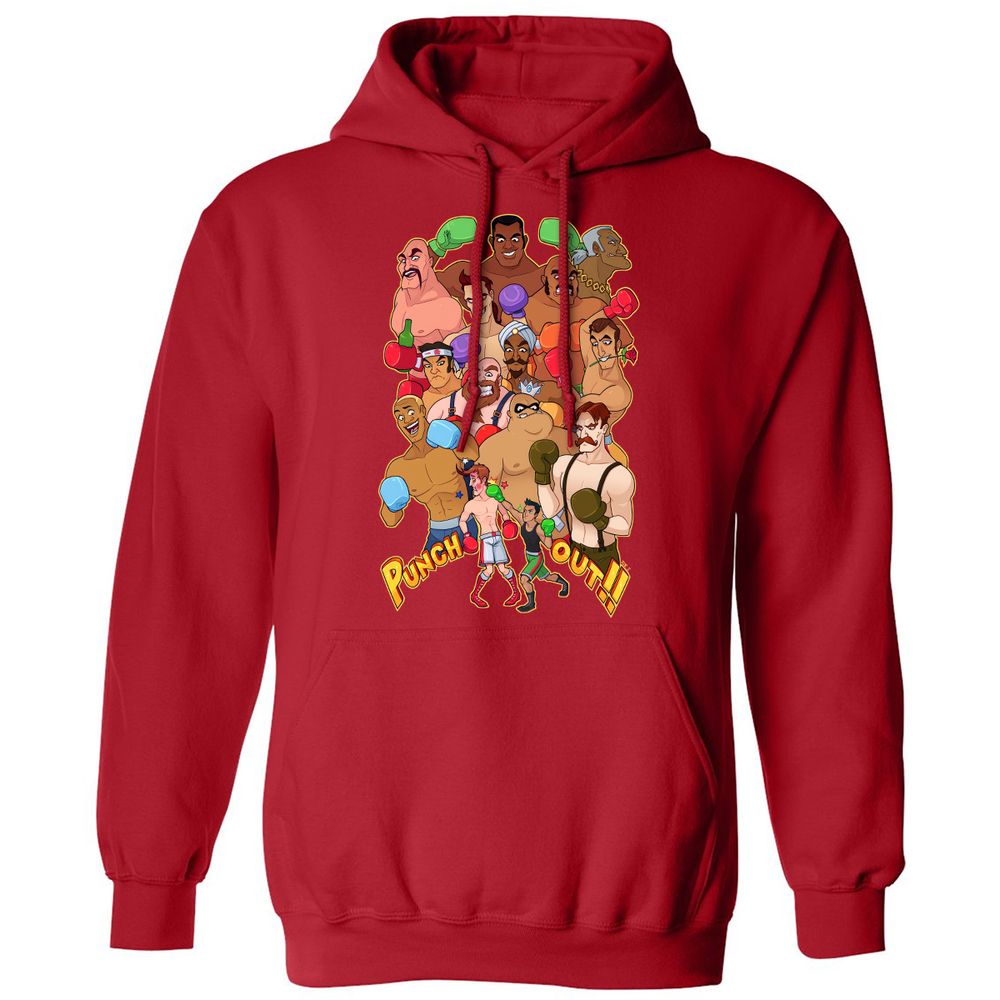 Classic Unisex Hoodie - ZHE1F9QB - Red - 5