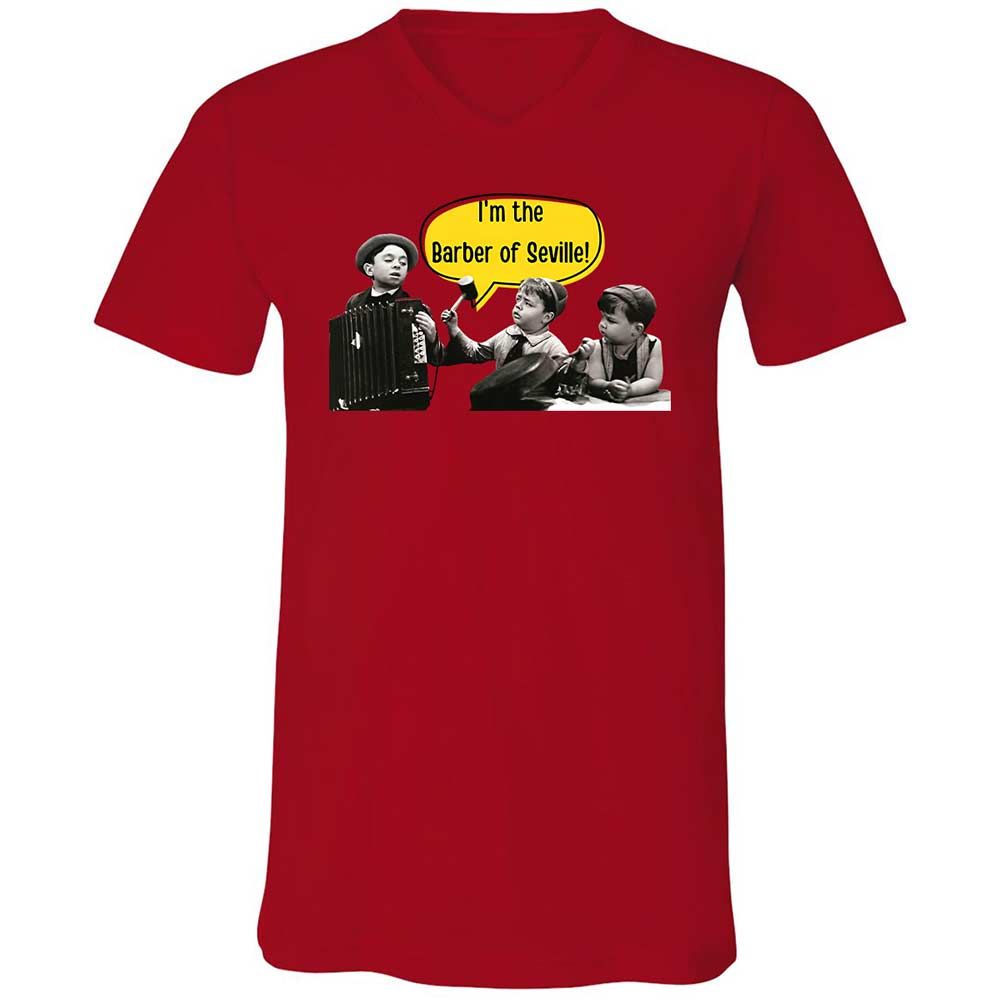 Unisex V-Neck T-Shirt - ANQYQH8G - Red - 5