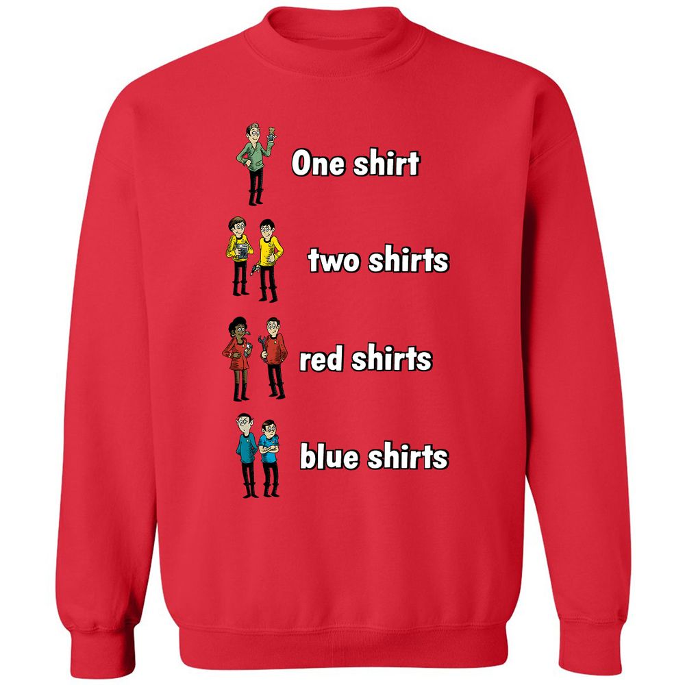 Classic Unisex Sweatshirt - JBCAKKHW - Red - 5