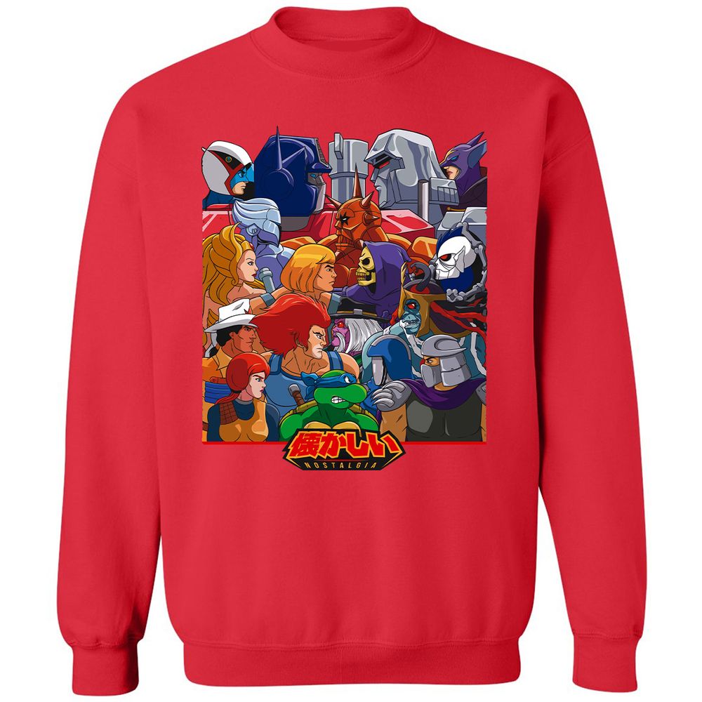 Classic Unisex Sweatshirt - Z7NPRQ9J - Red - 5