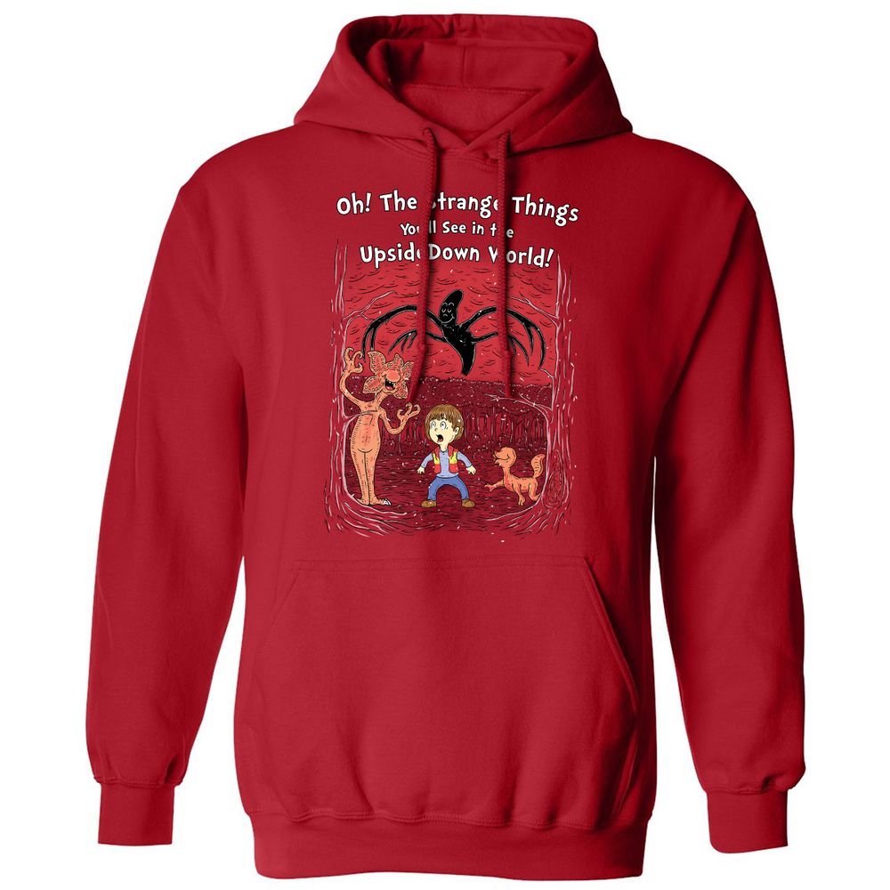 Classic Unisex Hoodie - 7B4G6DSF - Red - 5