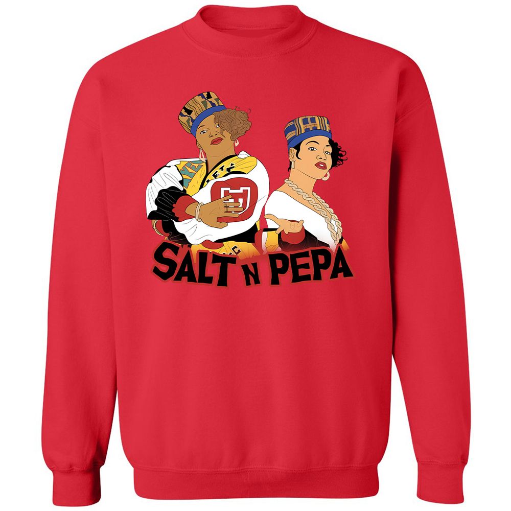 Classic Unisex Sweatshirt - White - Red - 5