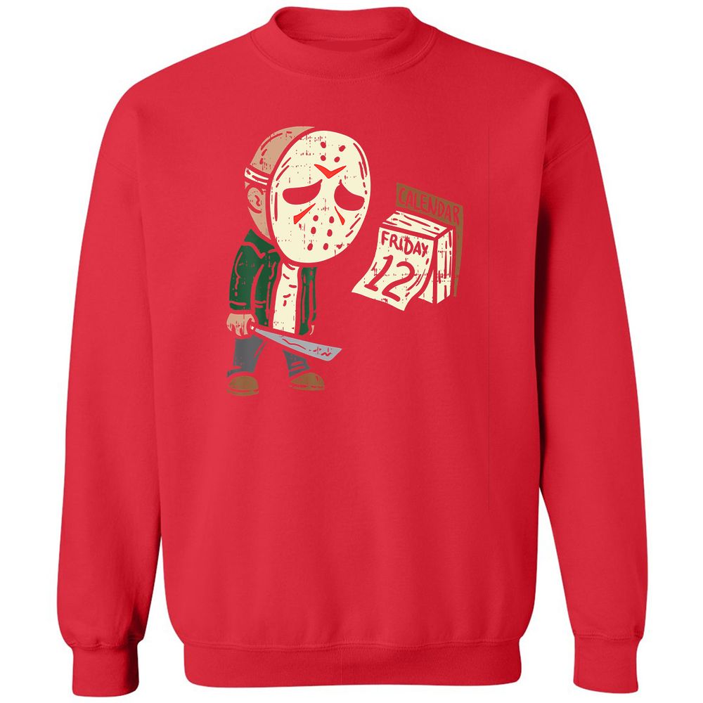 Classic Unisex Sweatshirt - D6MFRFKZ - Red - 5