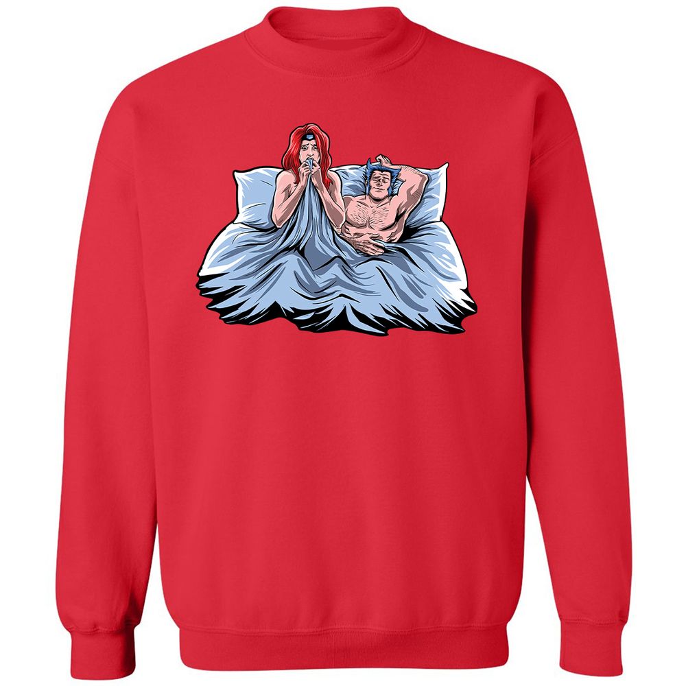 Classic Unisex Sweatshirt - TFTATSUC - Red - 5