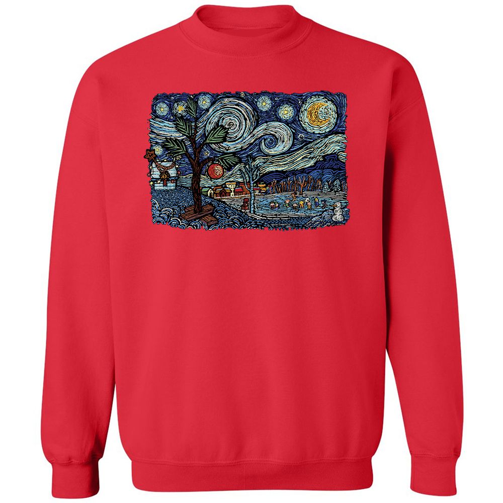 Classic Unisex Sweatshirt - LBCLUXZK - Red - 5