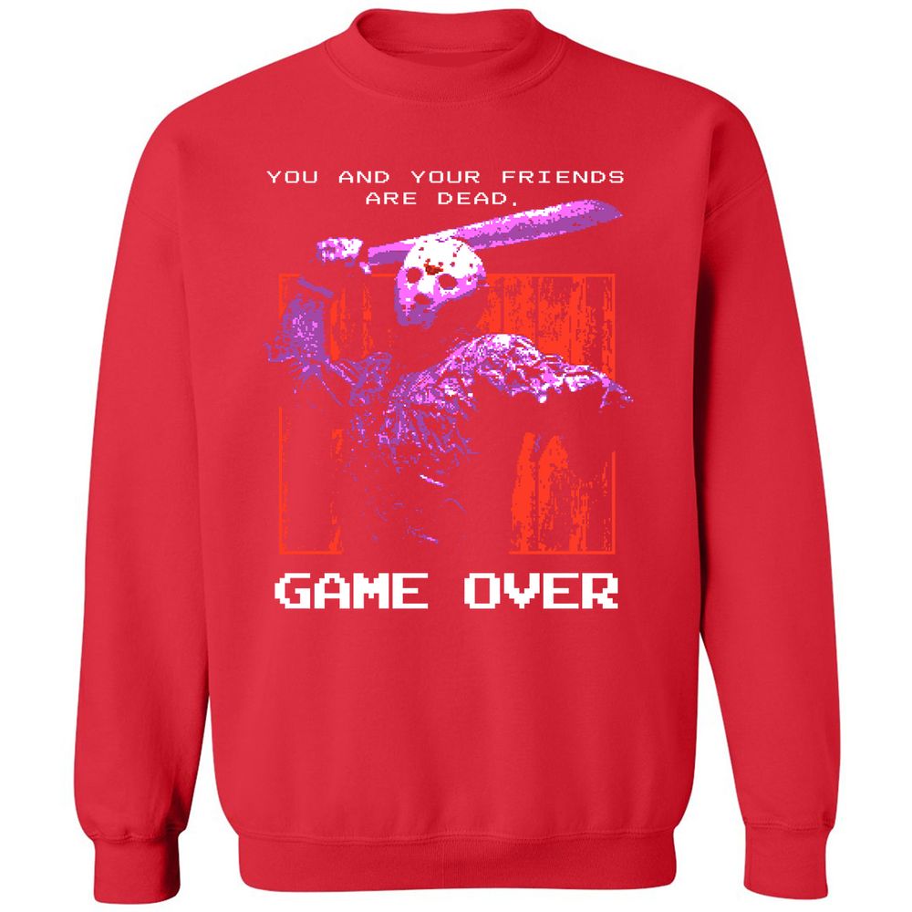 Classic Unisex Sweatshirt - VEGMDCEJ - Red - 5