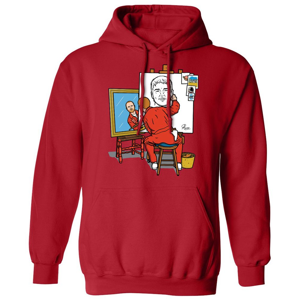 Classic Unisex Hoodie - V5PHX3TJ - Red - 5