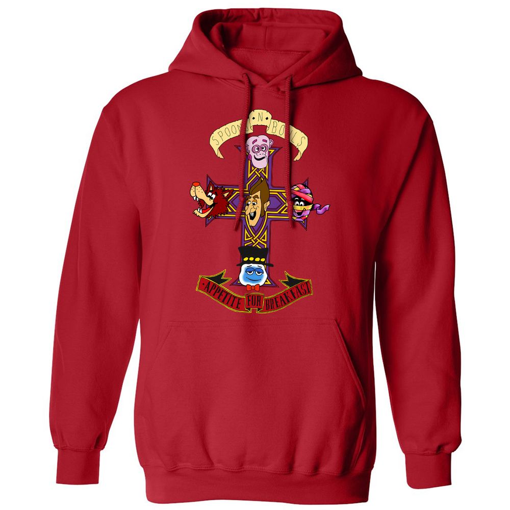 Classic Unisex Hoodie - LVGCXG6B - Red - 5