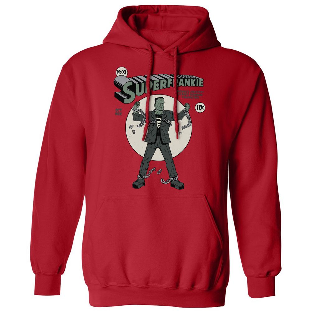 Classic Unisex Hoodie - GXJH8KVA - Red - 5
