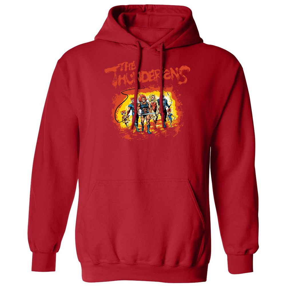 Classic Unisex Hoodie - EZLXQ3T6 - Red - 5