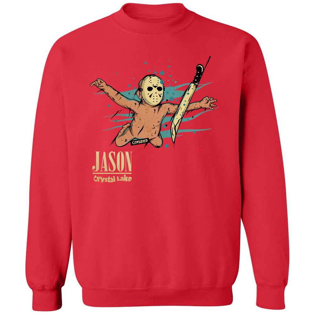 Classic Unisex Sweatshirt - D2NUNH6A - Red - 5