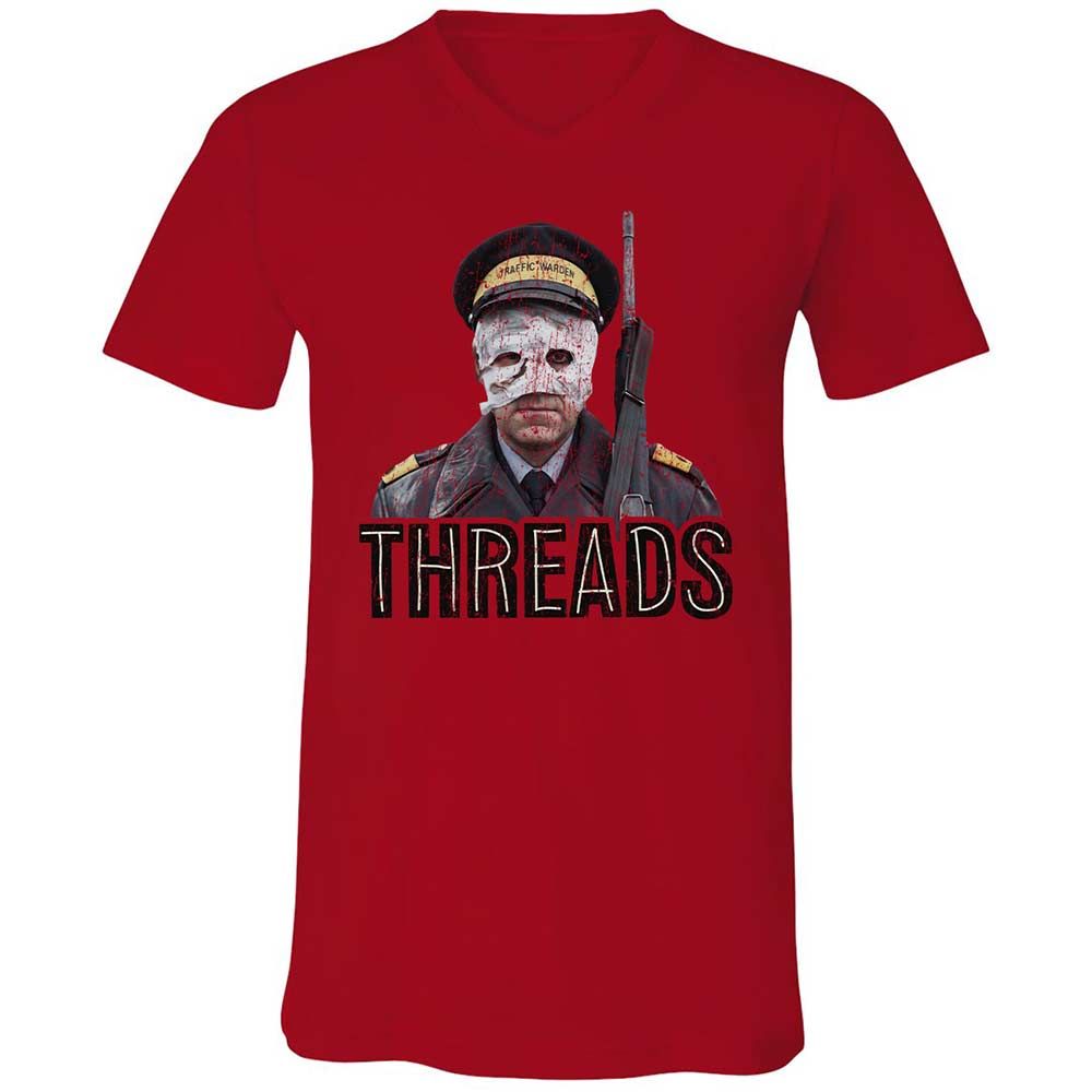 Unisex V-Neck T-Shirt - BMDM164U - Red - 5
